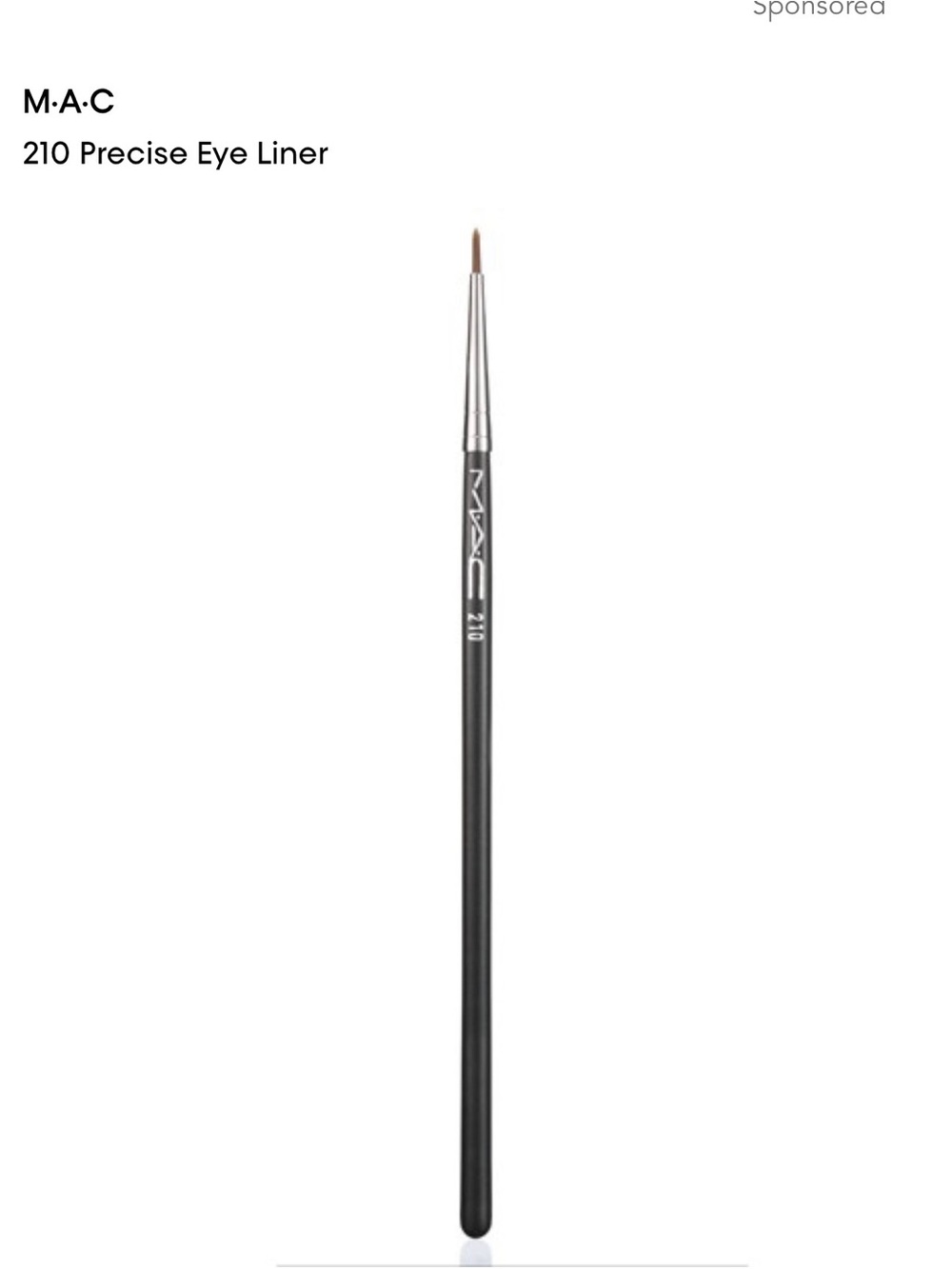 Mac Cosmetics. 210 Precise Eye Liner Brush